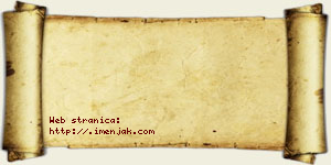 Danica Jačović vizit kartica